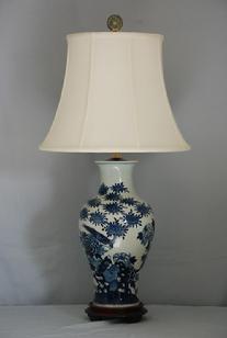 blue & white